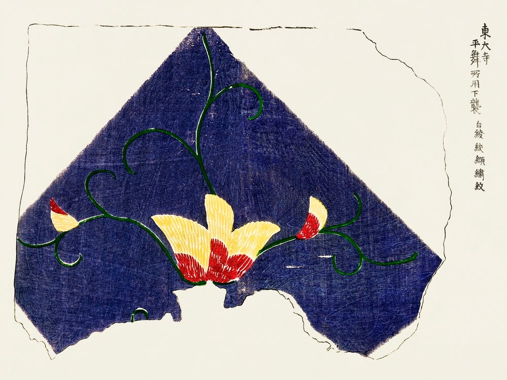 Japanese Vintage Original Woodblock Print From Yatsuo No Tsubaki, Taguchi Tomoki 6