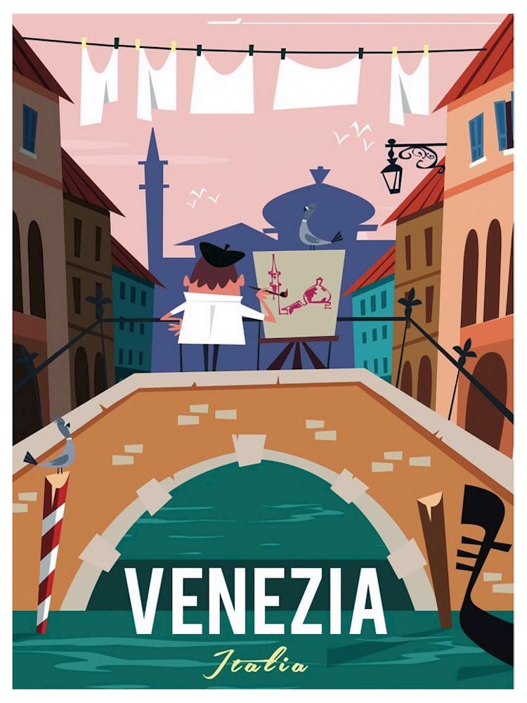 Venezia Italian Print