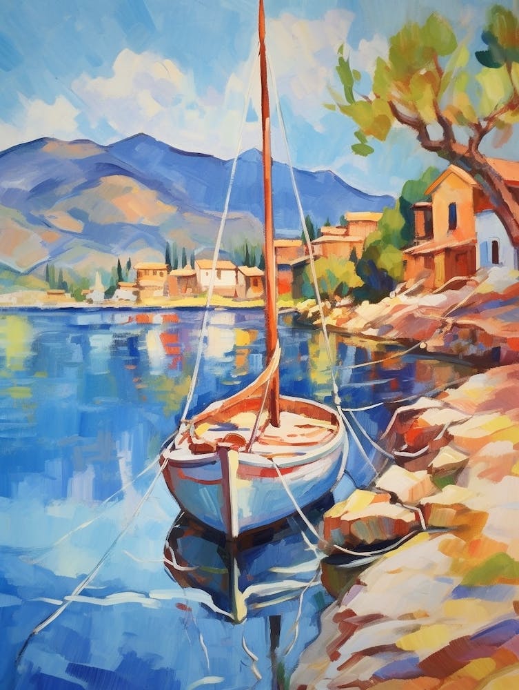 Fethiye Turkey 1 Fauvist Painting