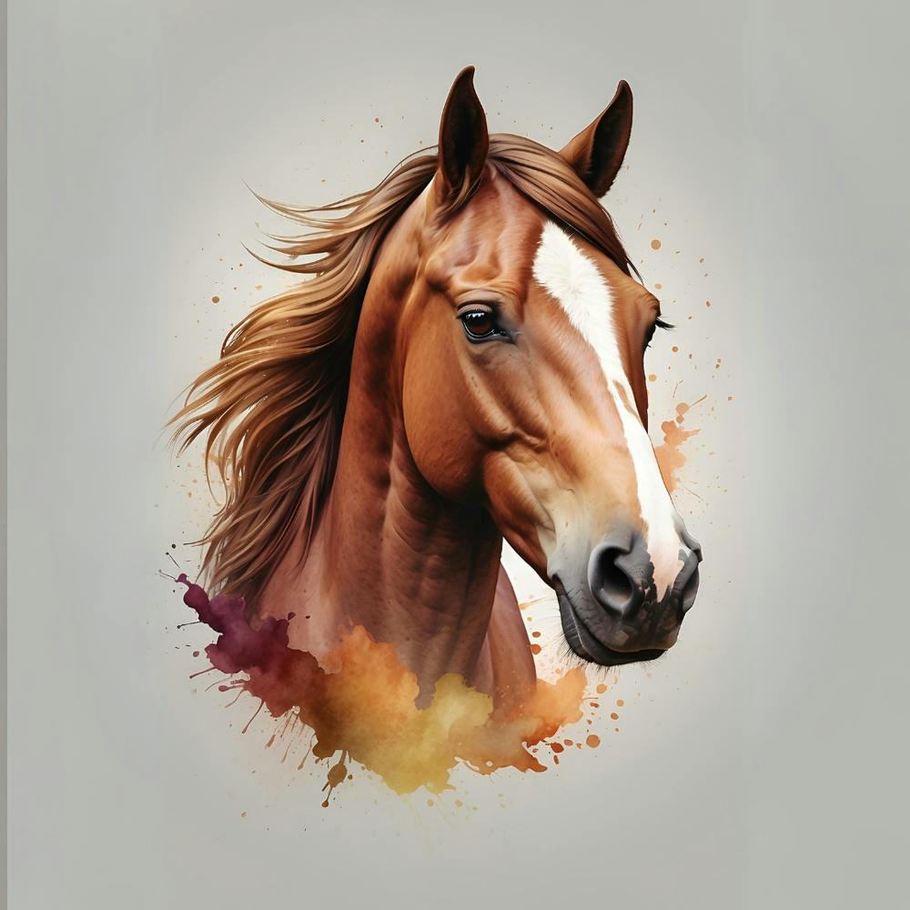 Horse Head Canvas Art