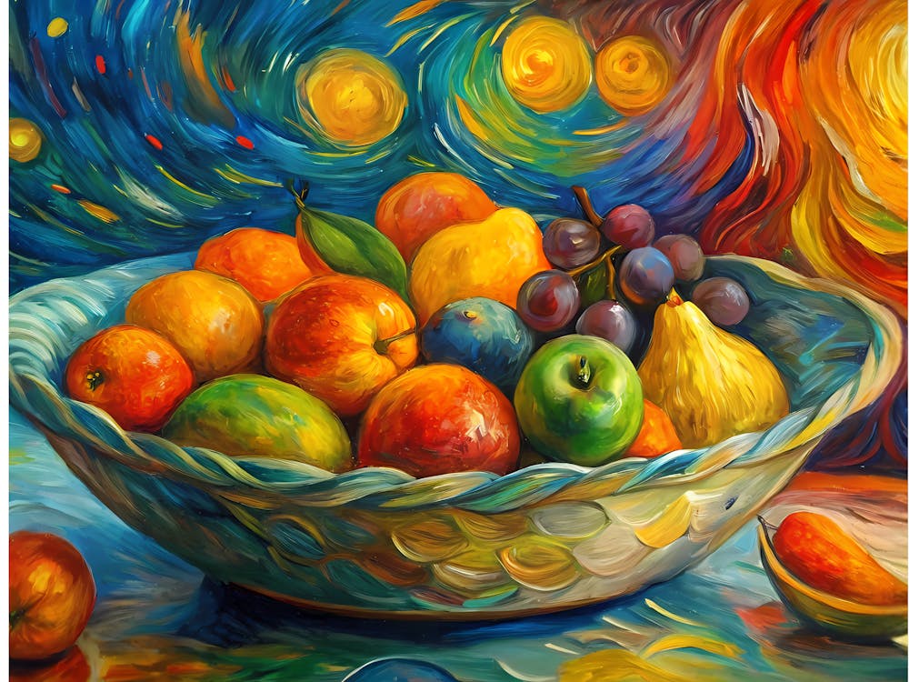 van gogh Fruit Bowl