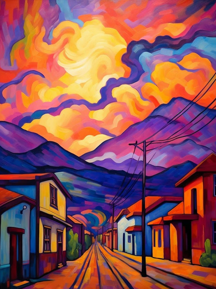 Ellensburg Washington Retro Pop Art 3