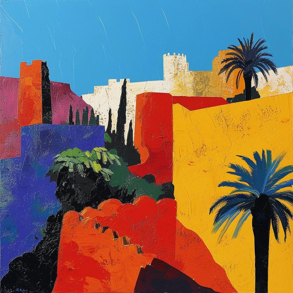 Abstract Travel Collection Marrakech Morocco 6