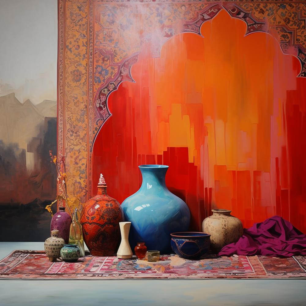 Moroccan Vases And Rugs