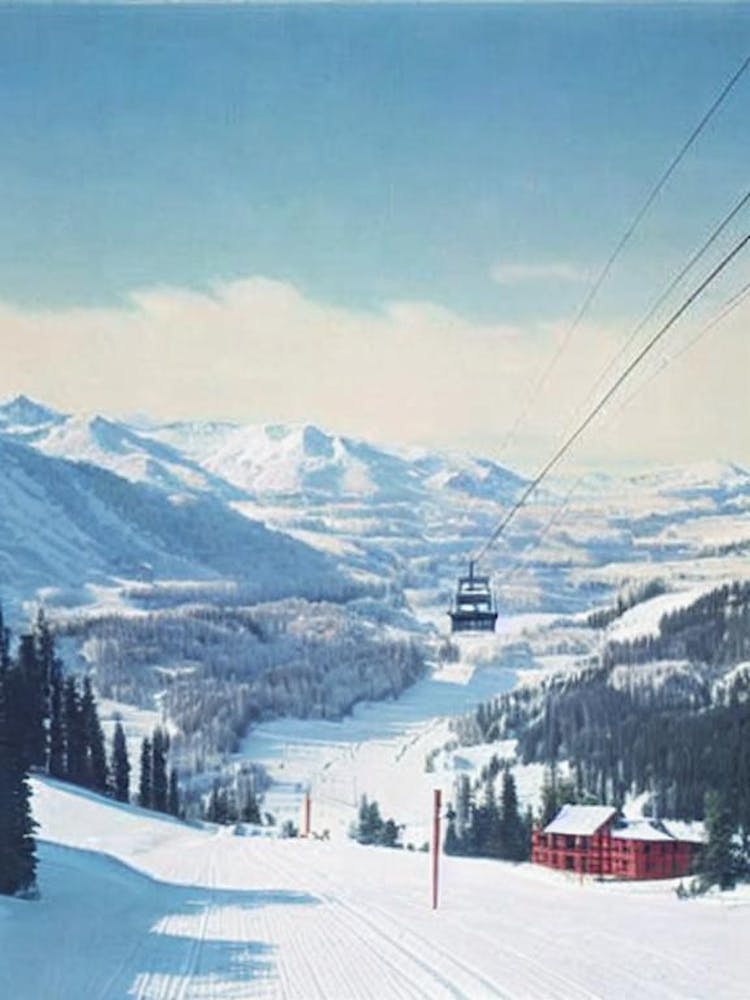 Åre, Sweden Vintage 2 Skiing Poster