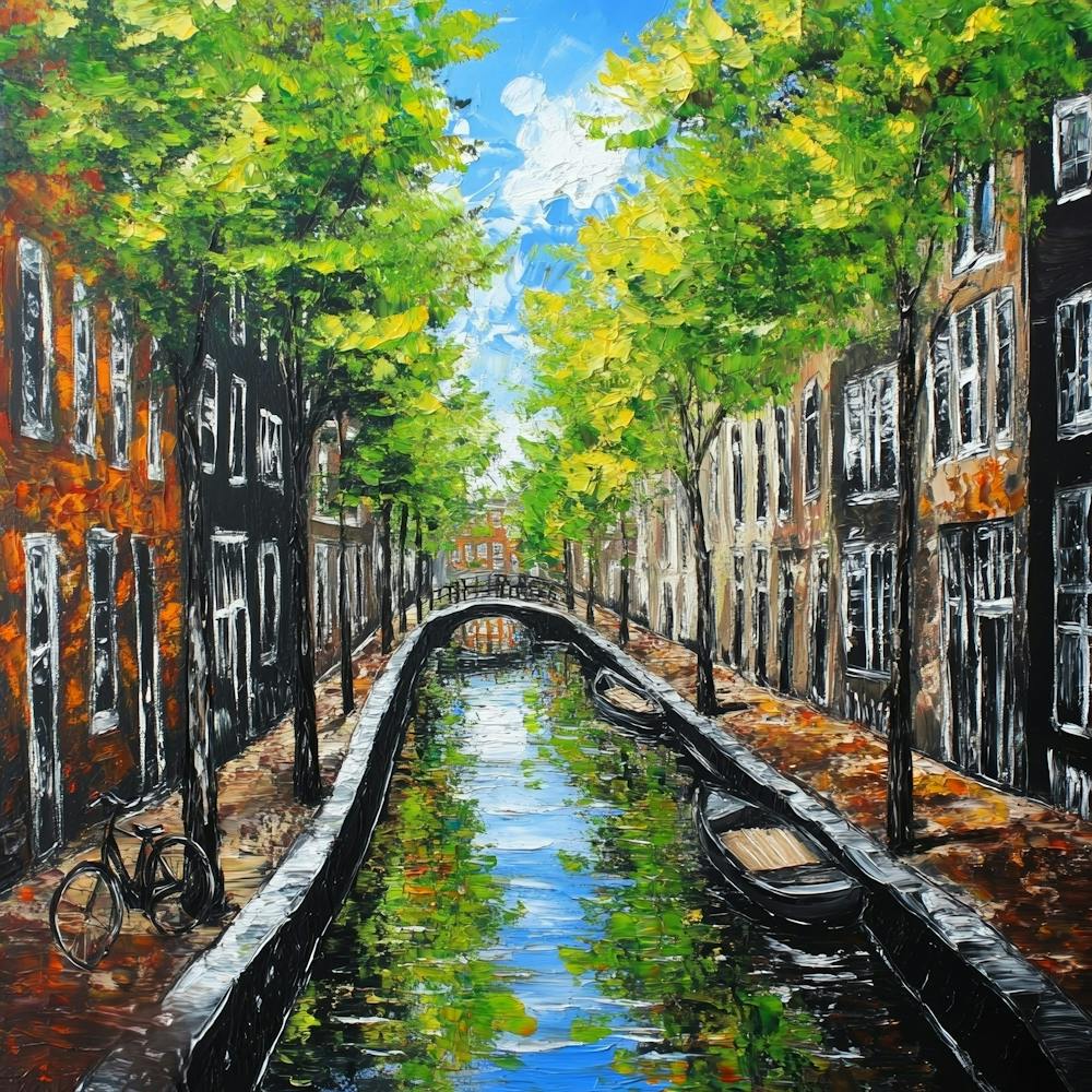 Amsterdam Canal Art 1