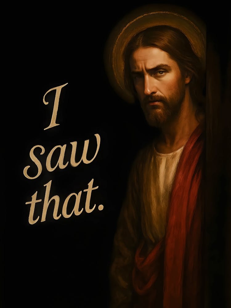 Jesus Saw That: Jesus Christ caught you in 4K — 