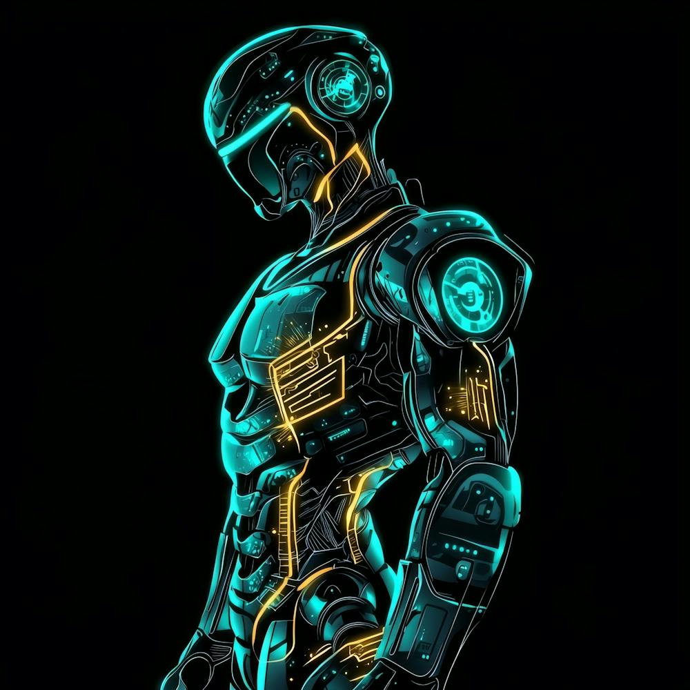 Cyborg print
