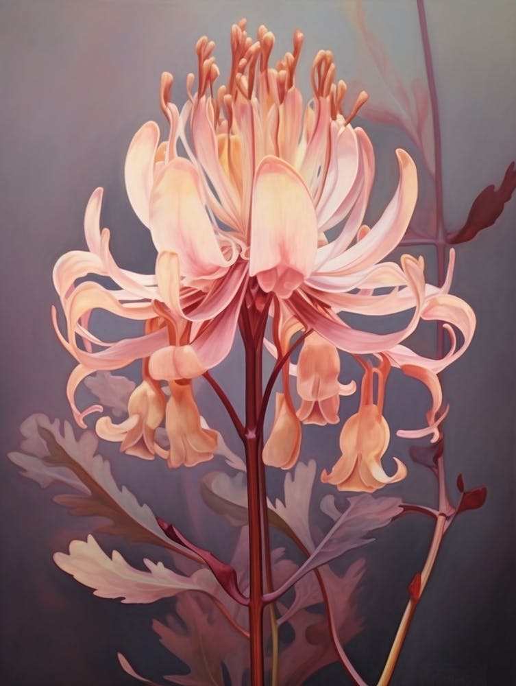 Floral Illustration Kangaroo Paw Flower
