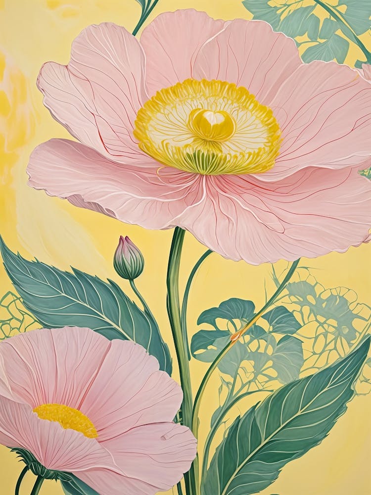 Zarte rosa Blumen Nr. 1