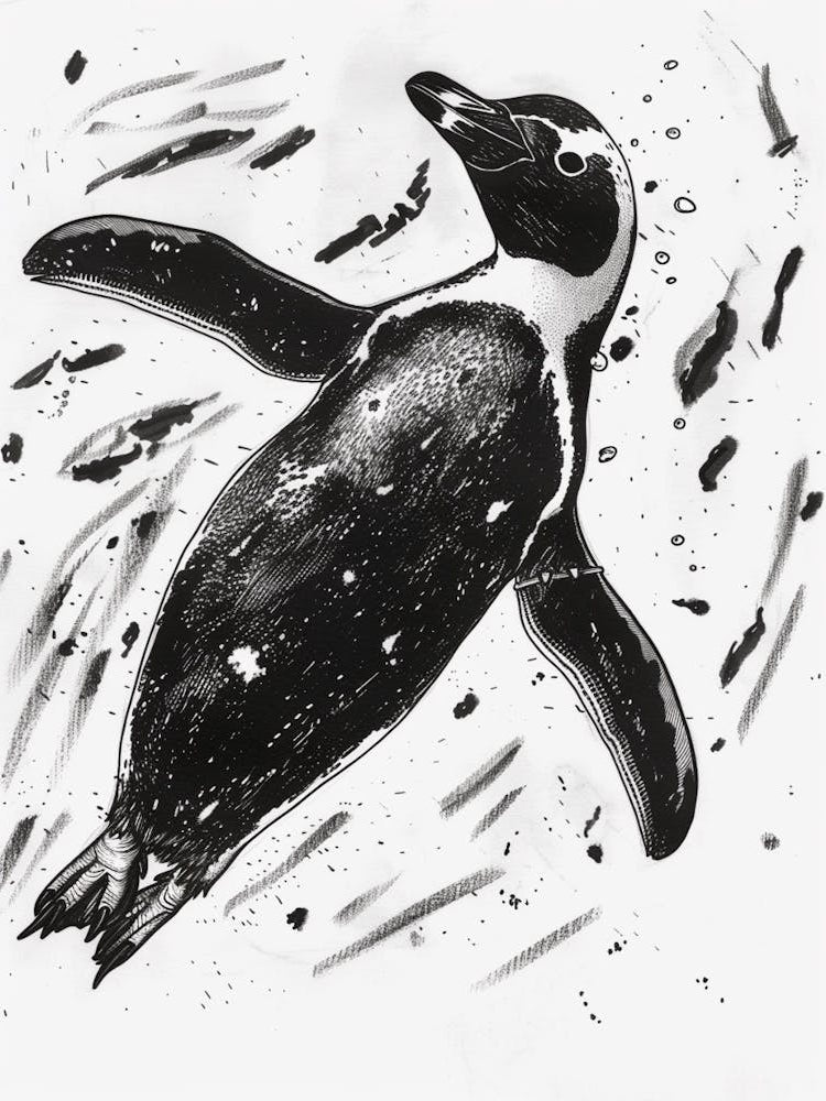 Emperor Penguin Swimming 2