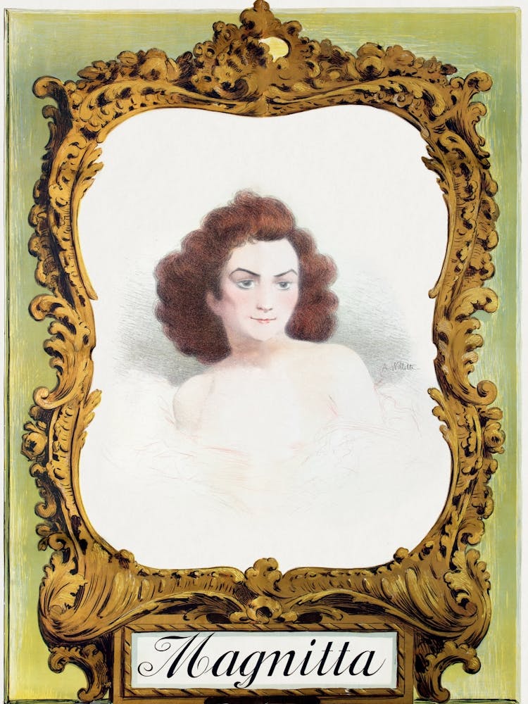 Magnitta (1895) Print In High Resolution By Adolphe Willette