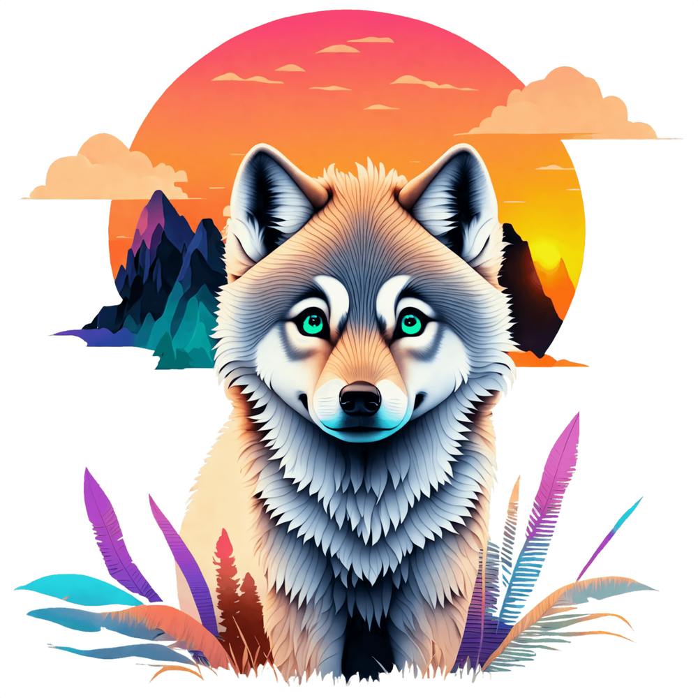 Wolf Painting