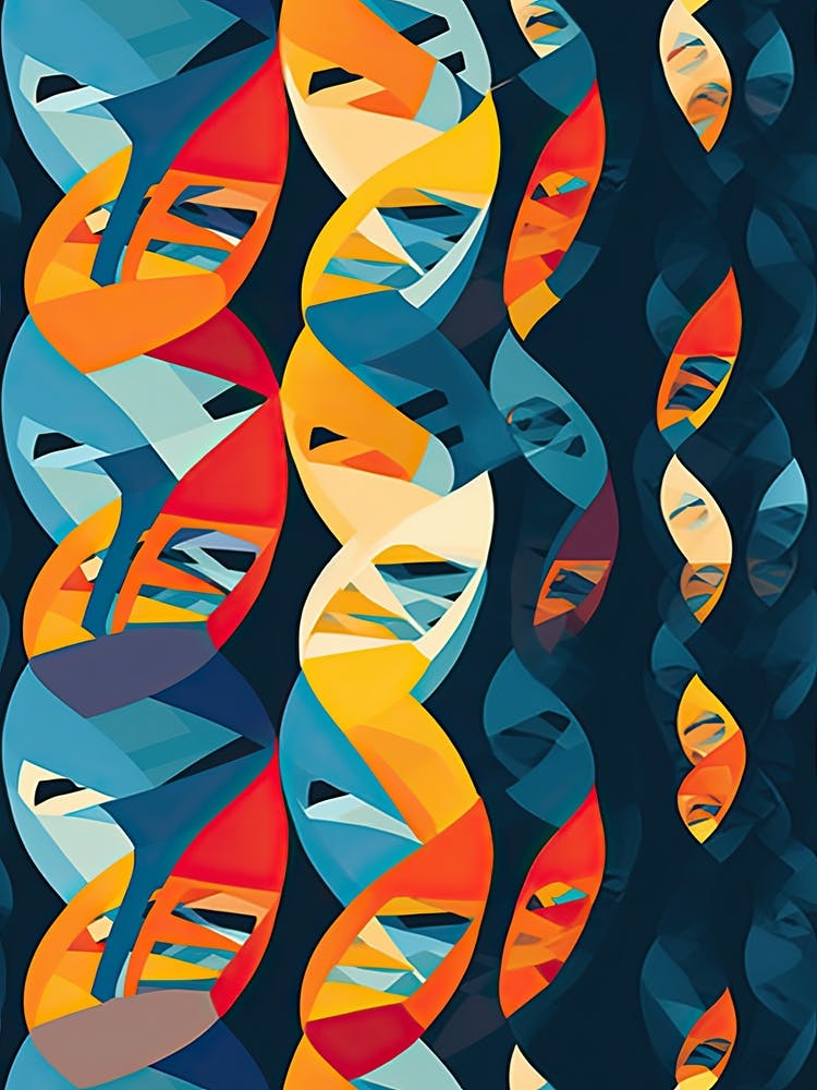 Dna Art Abstract Painting 11