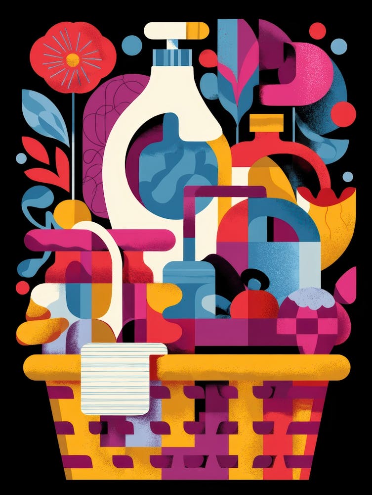 Basket Of Flowers 11