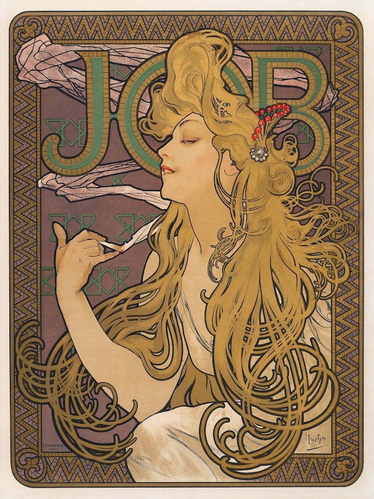 Job (1897), Alphonse Mucha