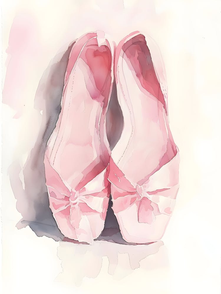 Pink Ballet Shoes 1