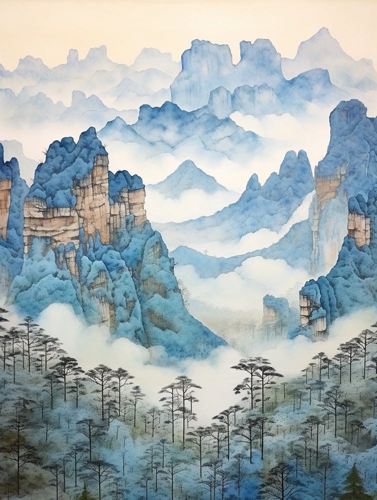 Zhangjiajie National Forest Park China 2