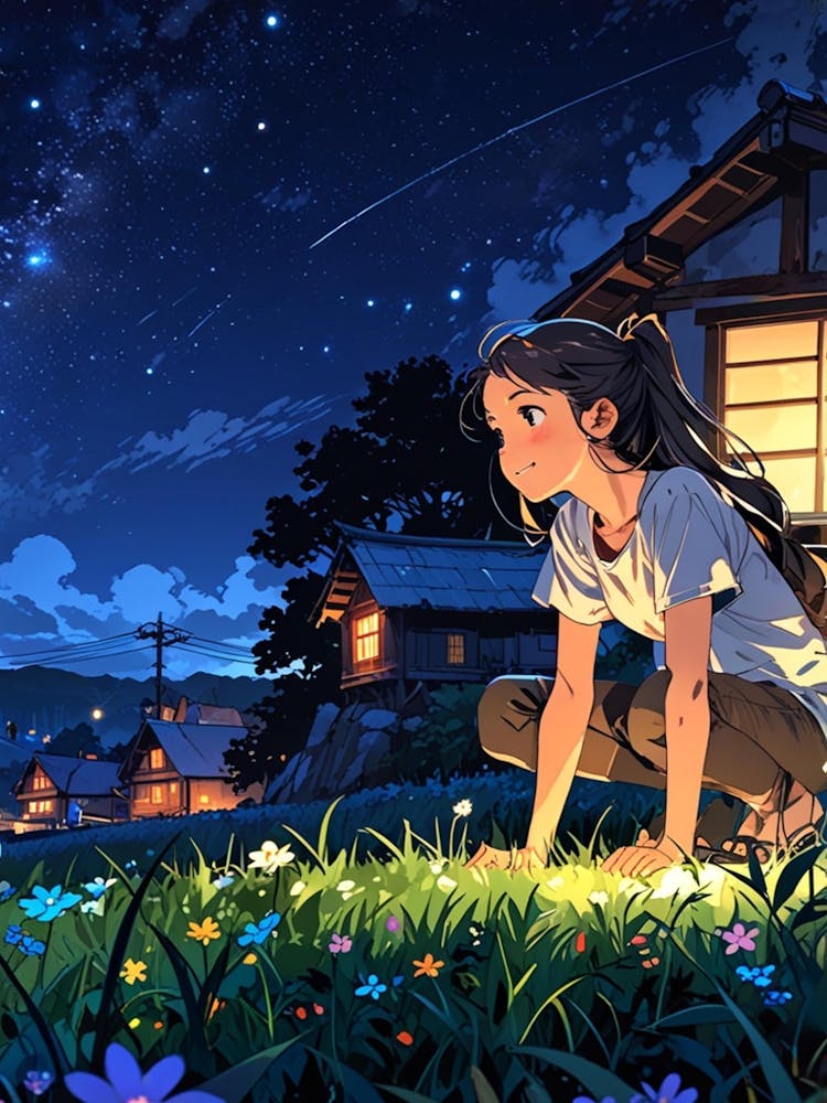 Night Sky Anime aesthetic 12