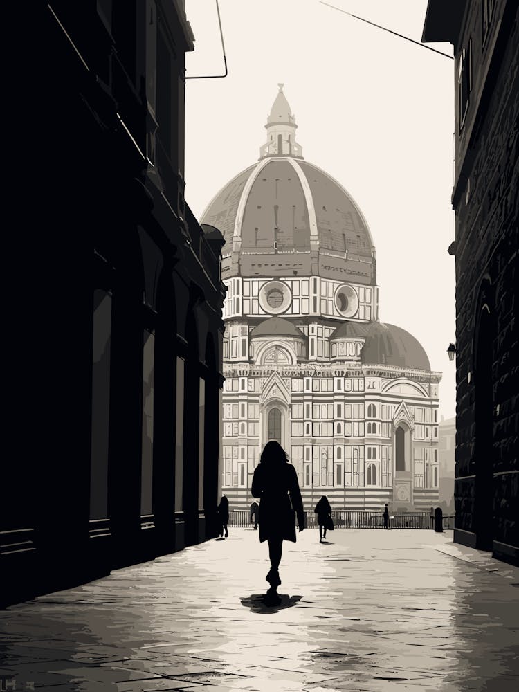Florence Italy Black And White Analogue Photography 4