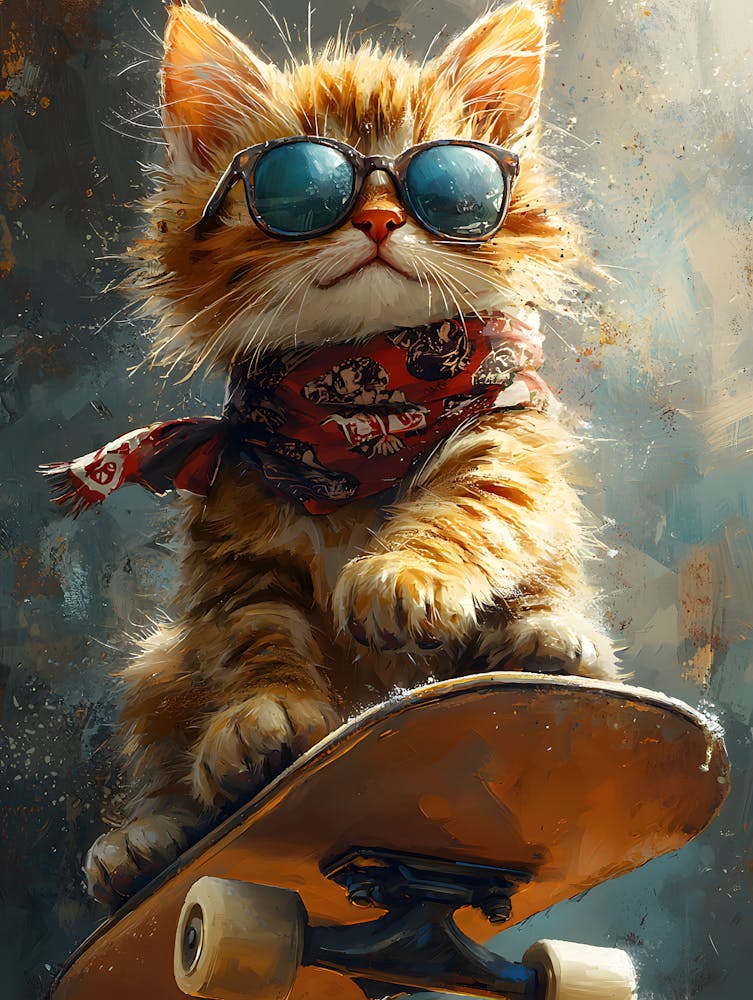 Skateboard Cat 1
