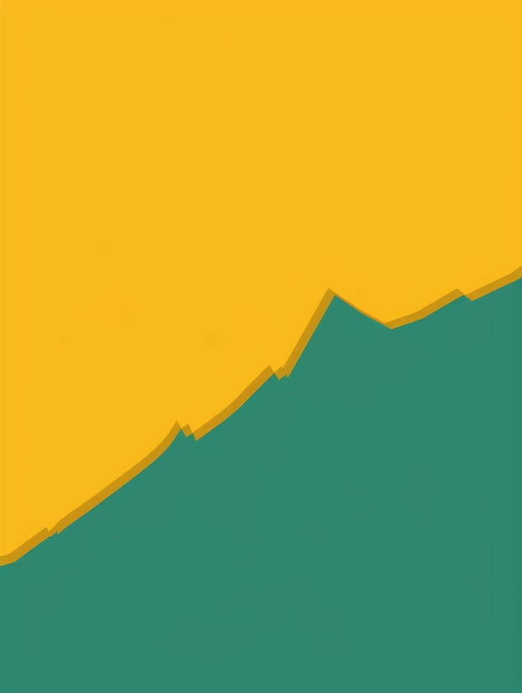 Green And Yellow Mountain