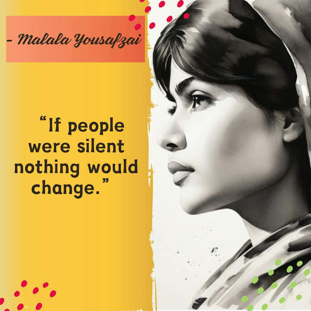 People If They Were Silent Nothing Would Change