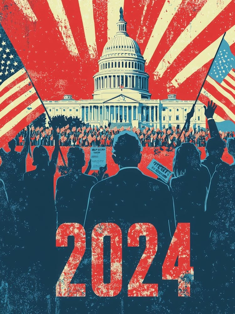Aihrgdesign A Dramatic Political Poster Representing The 2024 10a9f4bf Ff65 49c6 9b89 3622ab9542cf 0