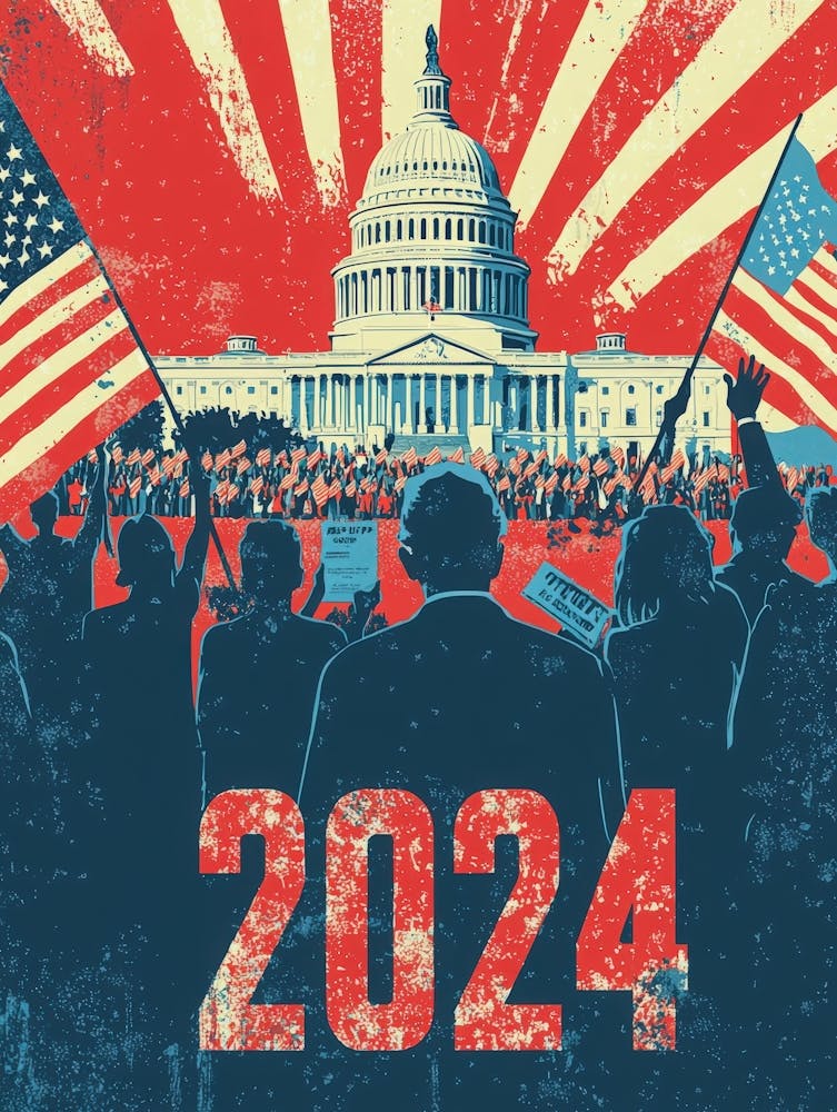 Aihrgdesign A Dramatic Political Poster Representing The 2024 10a9f4bf Ff65 49c6 9b89 3622ab9542cf 0