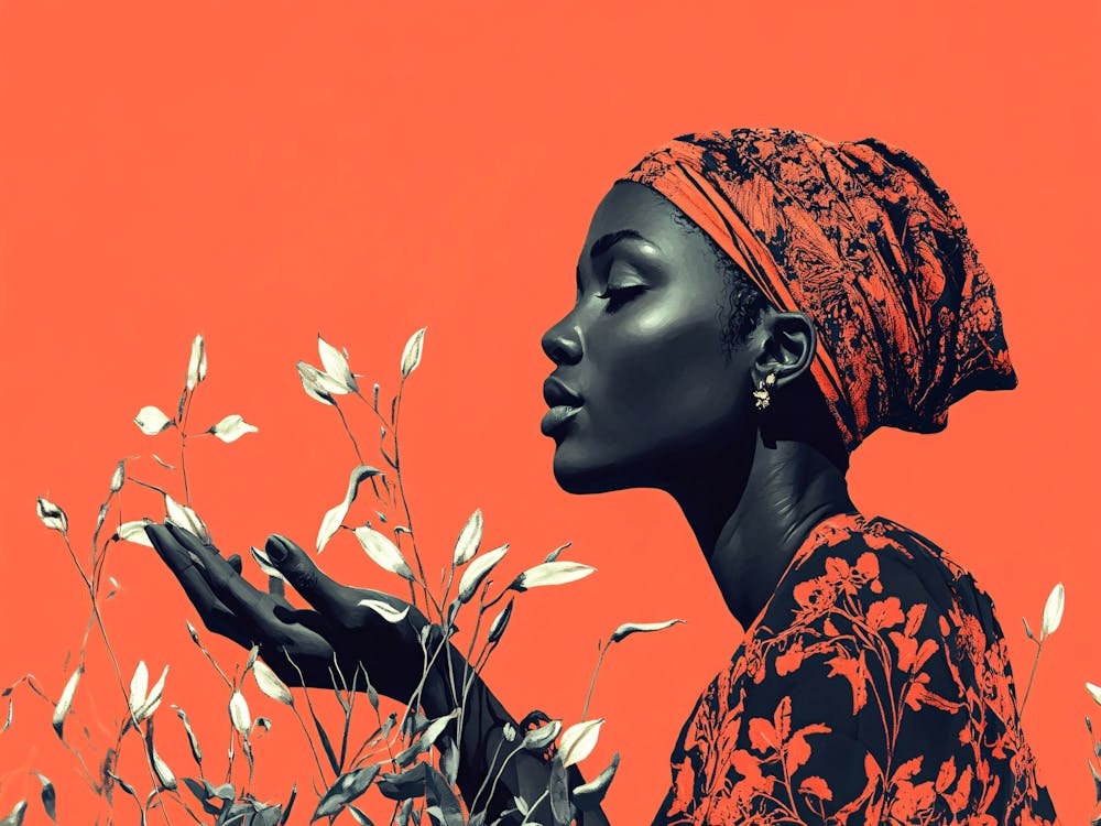 Portrait Of An African Woman
