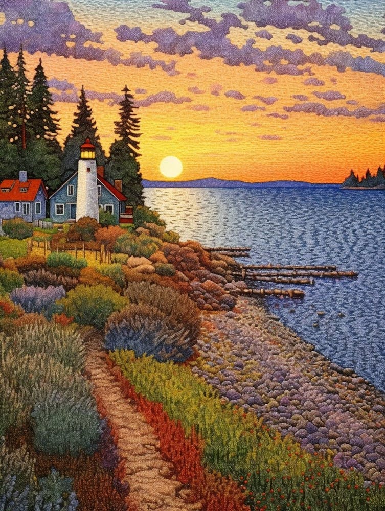 Whidbey Island Pointllism 11