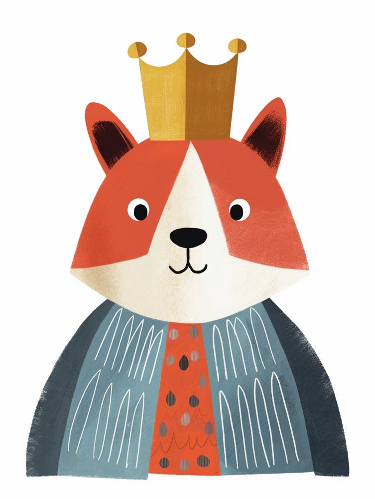 Little Red Panda 6 Wearing A Crown