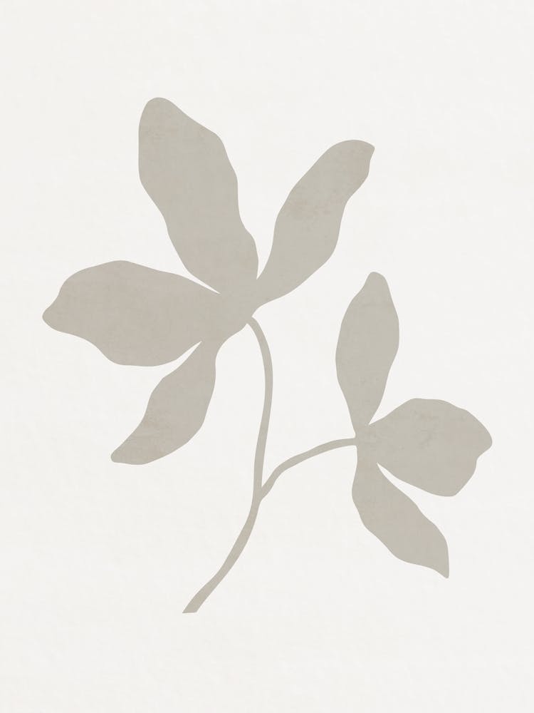 Minimalistisches Blatt 03