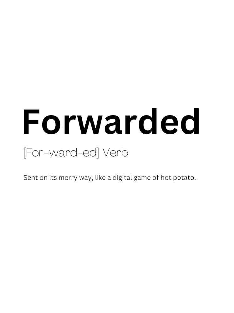 Forwarded Definition Meaning 1
