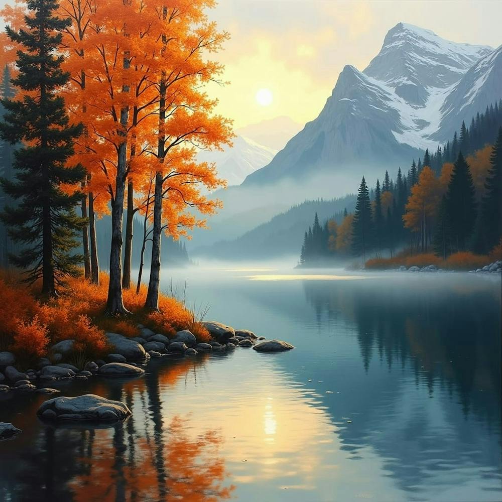 Canadian Wilderness During Autumn