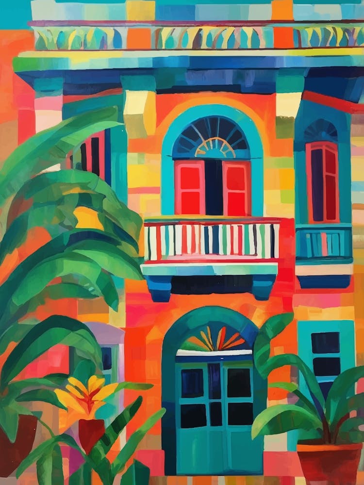 Colorful House In Cuba