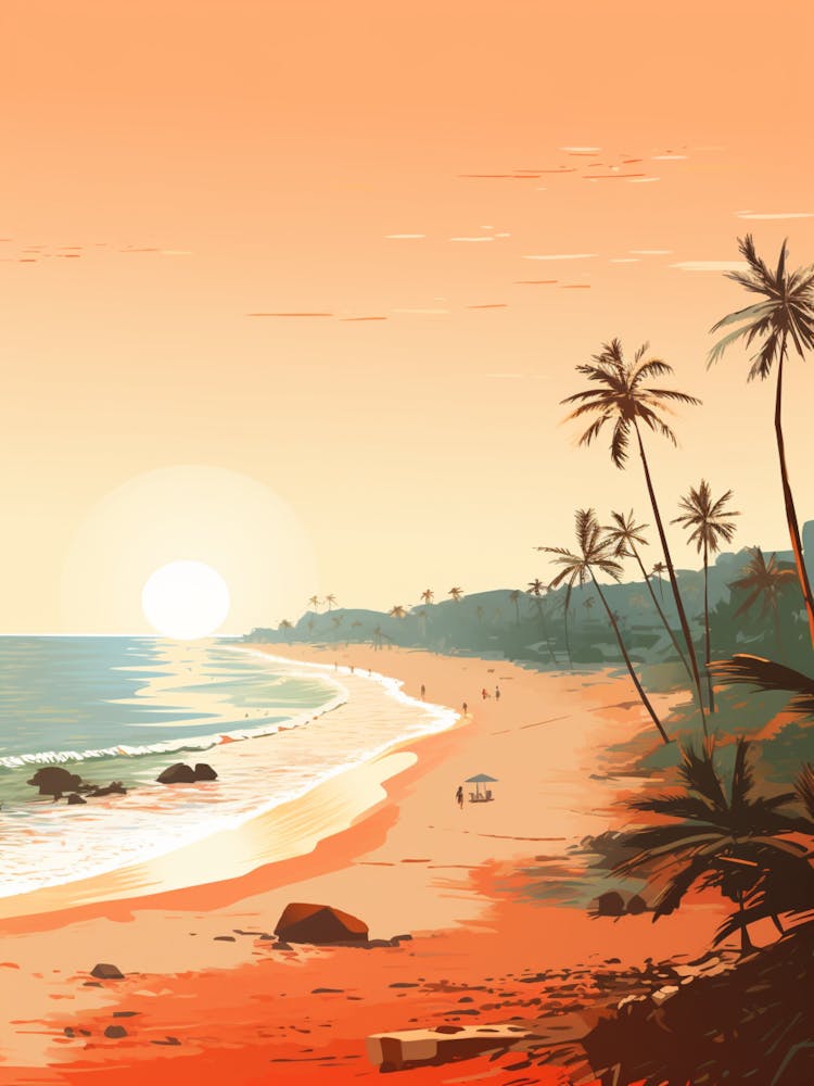 Baga Beach Goa India Golden Tones 2