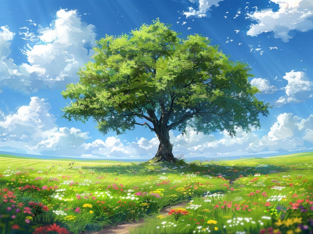 Tree In The Meadow