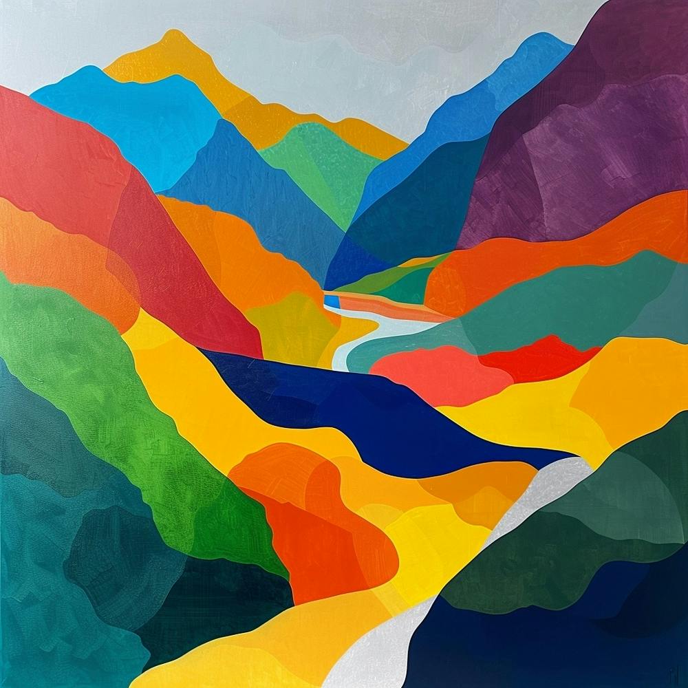 Abstract Travel Collection Andorra 2