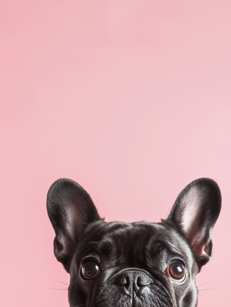 French Bulldog Portrait.Generated AI. 2
