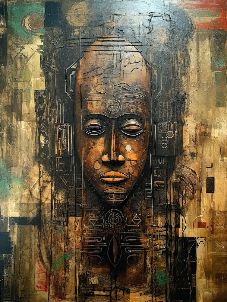 Whispers of Wisdom: Masked Tales from Africa's Heart