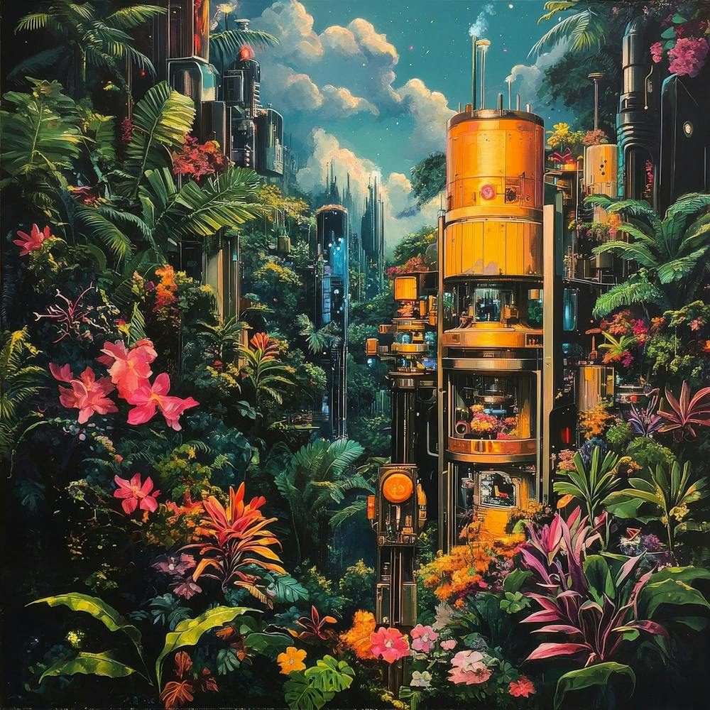 Jungle City Art