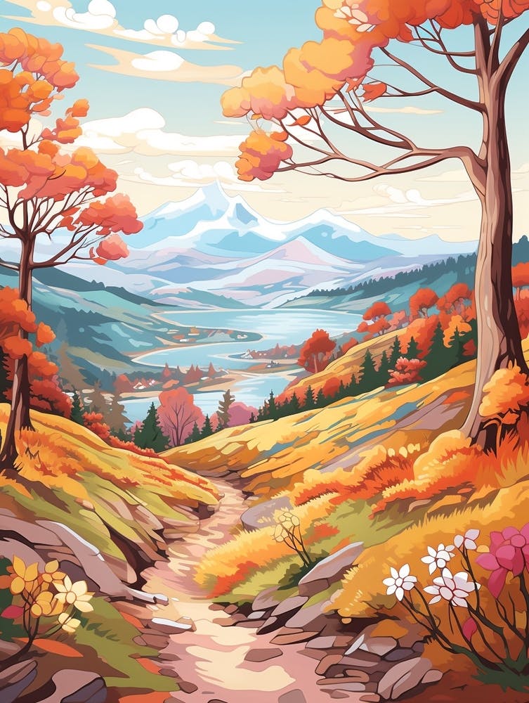 Gr20 France Hike Illustration
