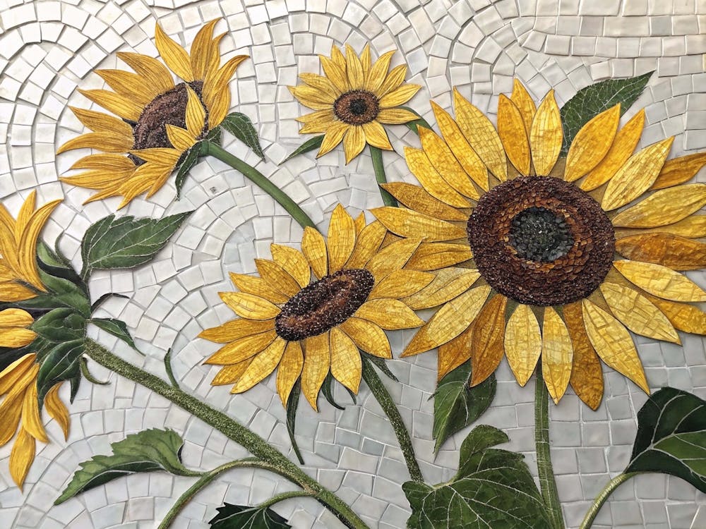 Sunflowers wallart 1