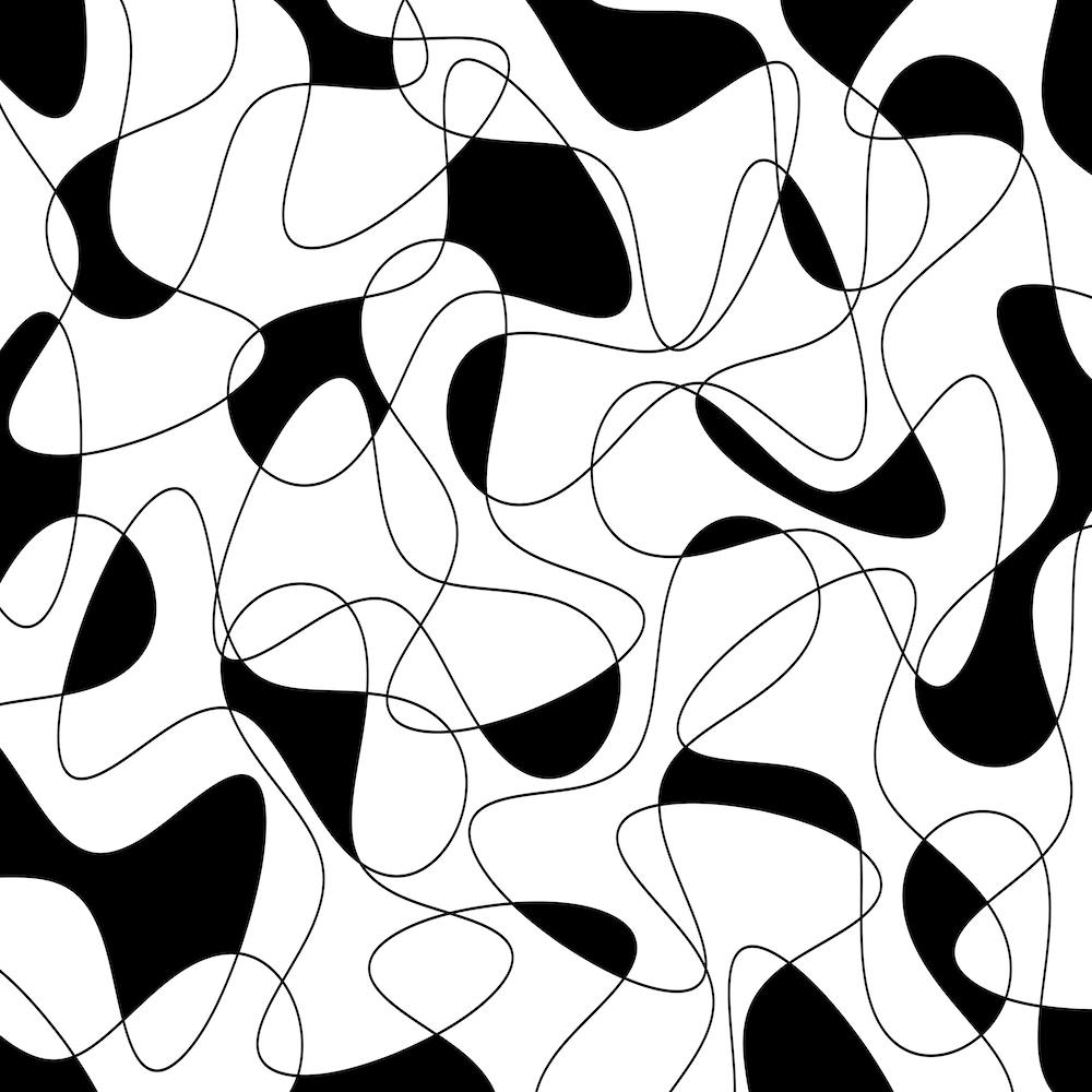 Abstract Black And White Pattern
