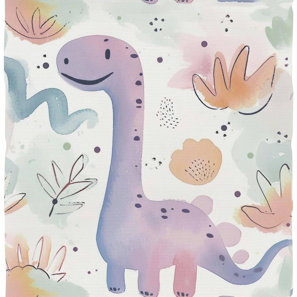 Cute Muted Apatosaurus Dinosaur   1