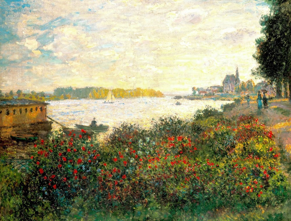 Claude Monet And The Seine