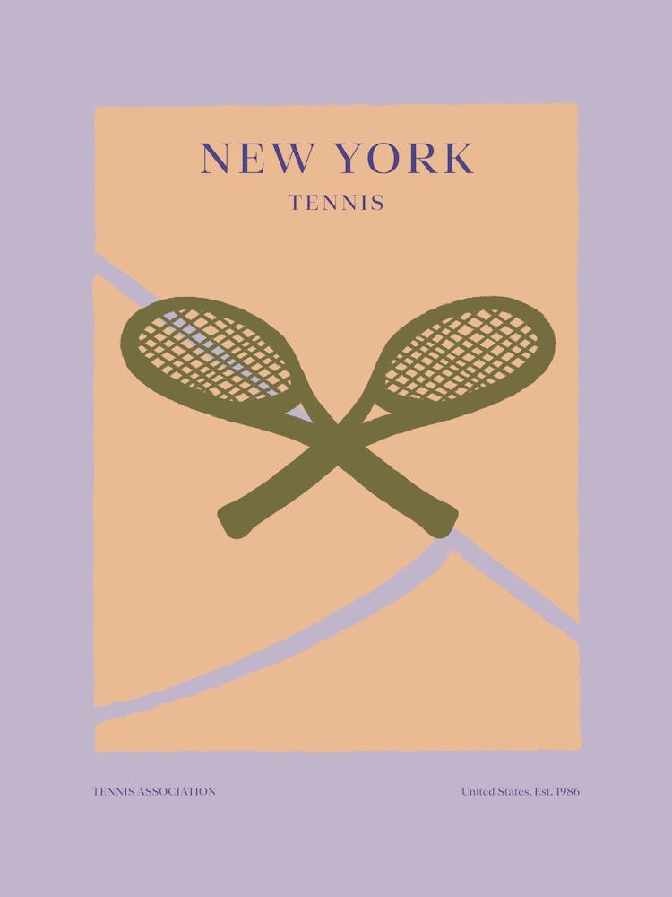 Boho Retro Sports 1 Tennis Racquet 3