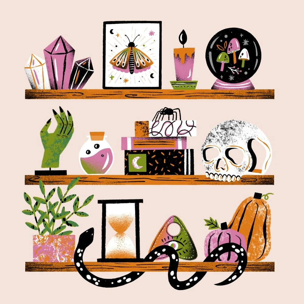 Oddities Shelf Square