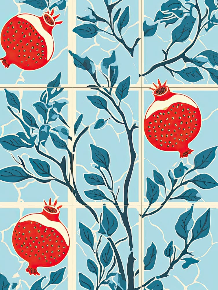 Pomegranate Illustration 5